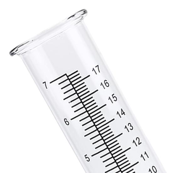 8,3 ιντσών πλαστικός μετρητής βροχής αντικατάστασης σωλήνας ανθεκτικός στο πάγωμα Διαφανείς εξωτερικοί μετρητές βροχής Καθαρής κλίμακας σωλήνας βροχής