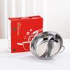 Lechu Heli Thickened Stainless Steel Divided Hotpot Set