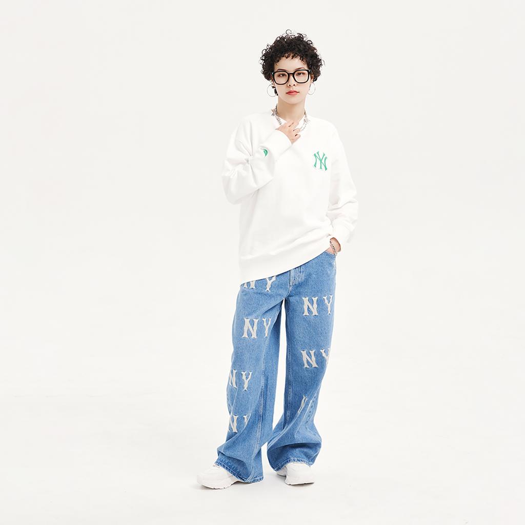 New MLB New York Yankees Sweatshirts Unisex White 3AMTD0131-50IVS