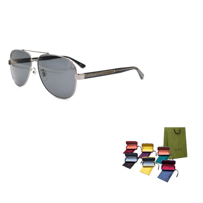

GUCCI Fashion Aviator Alloy Unisex Alloy Aviator Sunglasses Unisex Couple Style 63