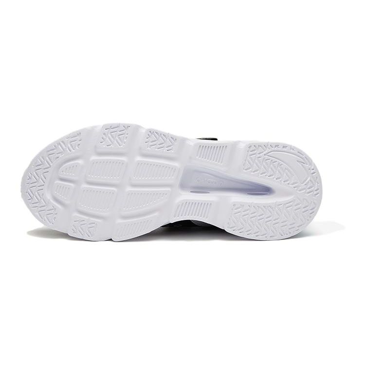 Anta Kids Sports Sweat-Absorbing Low-Top Running Shoes Kids sneakers Black Silver 312325533-4