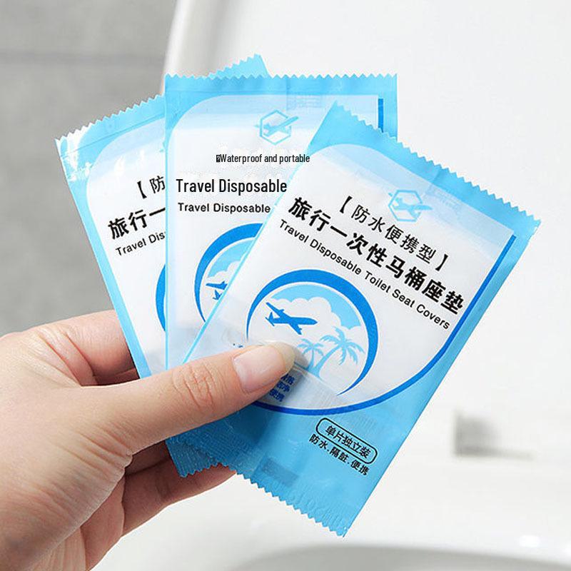 

Disposable Waterproof Non-Woven Toilet Seat Covers for Travel, Home, Hospital - Portable and Hygienic Protection