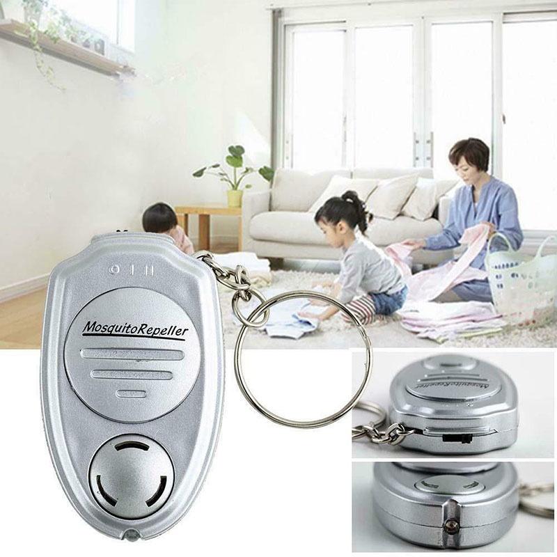 

Ультразвуковой электронный отпугиватель комаров, насекомых, мышей, вредителей, брелок-цепочка
