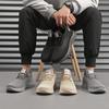 Summer new shoes men's flying woven hollow mesh casual shoes breathable low-top soft-soled shoes wading shoes