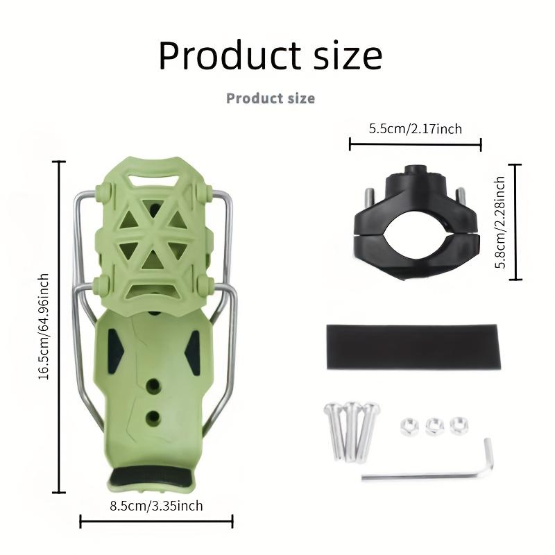 360 Degree Adjustable Bike Motorcycle Handlebar Cup Holder Cage For Water Bottle MTB Road Cycling ADV Motorbike Mount Accessory