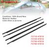 Artudatech 4PCS Door Glass Belt Outer Molding Weatherstrip For Toyota Prius 2004-2009 Car Accessories