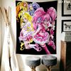 Pretty Cure Wall Tapestry Aesthetic Wall Hanging Printed Fabric Blanket Decorative Tapestries for Bedroom Living Room Home Decor