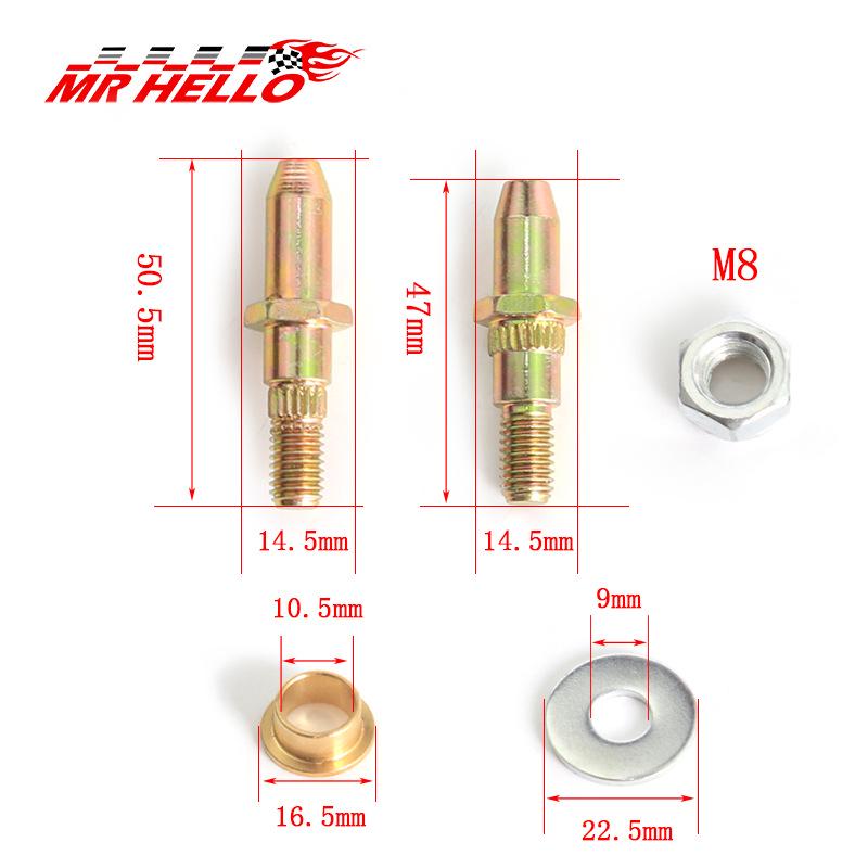 Chevrolet GMC Door Hinge Pin Bushing Kit with Repair Instructions