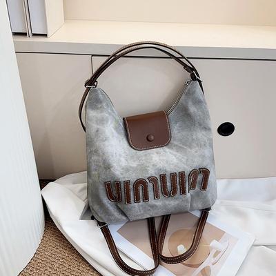 Sac à dos femme nouveau automne populaire sac fourre-tout de ville design de niche polyvalent sac à dos haut de gamme