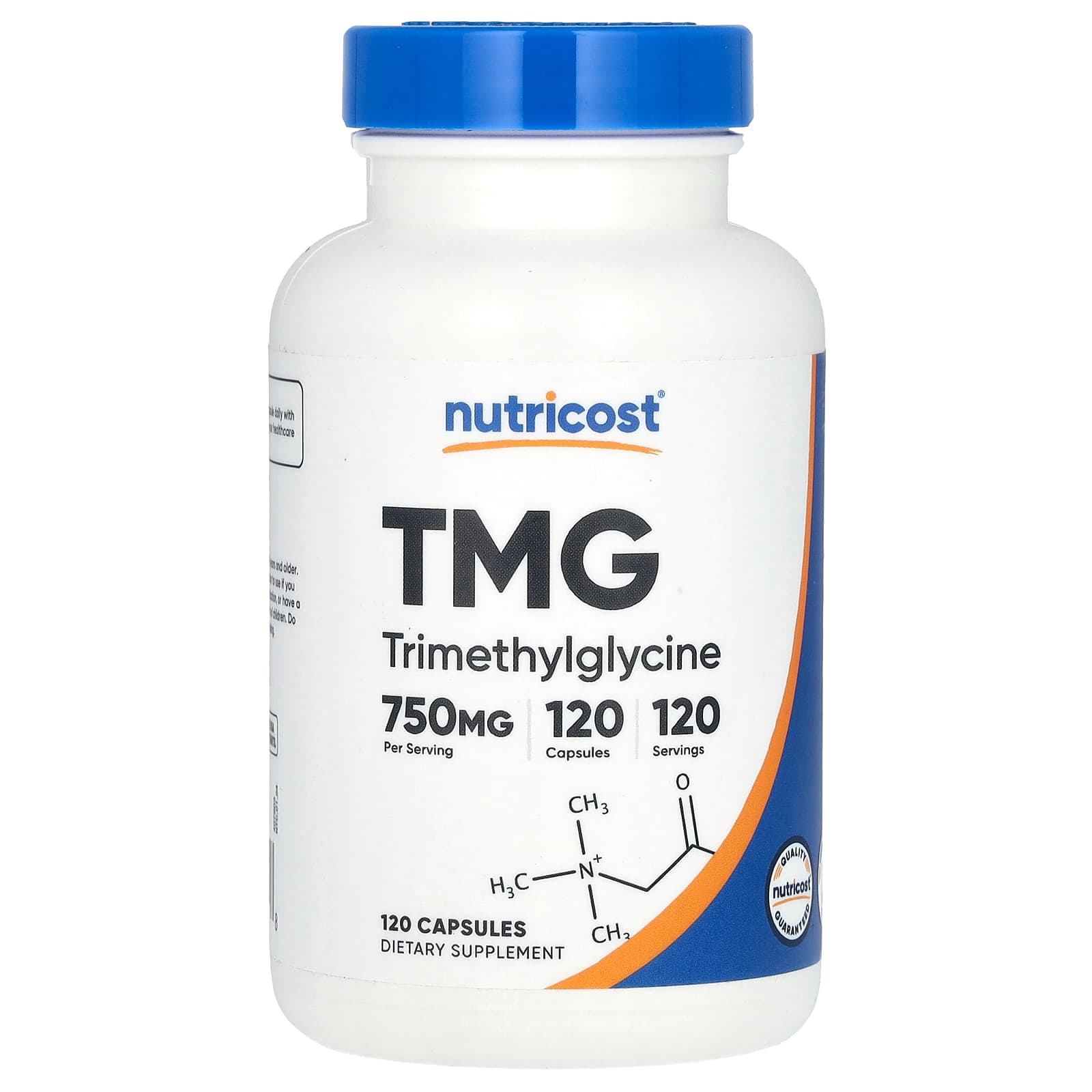 

Tmg (Trimethylglycine), 750Mg, 120 Capsules