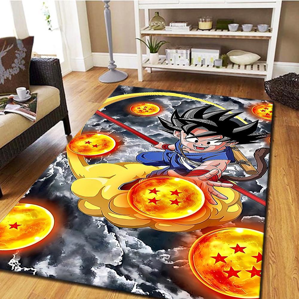 

Son Goku Anime Floor Carpet, Digital Printed Movie Rug, Home Decor Mat for Bedroom, Living Room -HYQ29 60x90cm