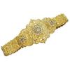 Sturdy Engraved Metal Belt Showcasing Exquisitely Caucasian Folk Art Design Celebration Girdle For Most Ages