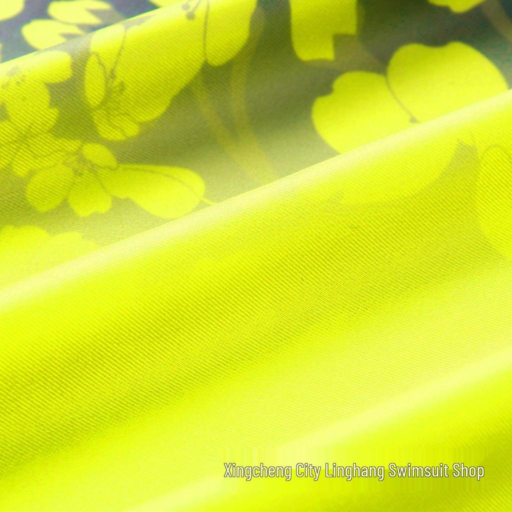 European and American Fashion Sexy Printed Split Waist Bikini Swimsuit for Women