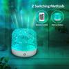 16 Color LED Water Ripple Projector Night Light Remote Control Bedroom Bedside Decorative Ambient Lamp RGB Dimmable Crystal Lamp