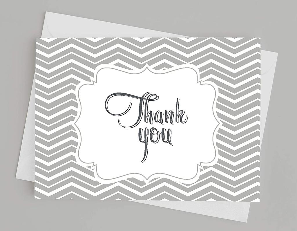 Darling Souvenir Wedding Thank You Card Greeting Cards With White Envelopes - 36