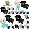 Kids Cocomelon Short Sleeve Tshirt Shorts Boys Girls 2pcs Tops Pants Set Casual