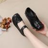Women's Retro Cowhide Wedge Sandals - Summer Soft Sole Genuine Leather Platform Shoes