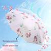 Heaven Umbrella Chinese Style Double-Layer UV Protection Folding Sun Rain Umbrella