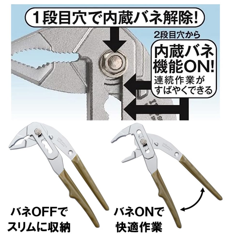 IPS (Igarashi Pliers) TOJI Plastic Water Trigger, 175mm, SFW-175G, Made in Japan, Tsubame-Sanjo