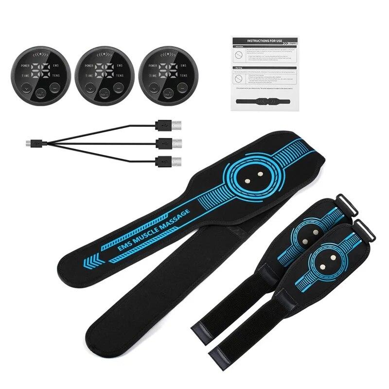 EMS Abdominal Toning Belt Muscle Stimulator for Home Gym Fitness Training Slim Belly Waist Arm Leg Lose Weight