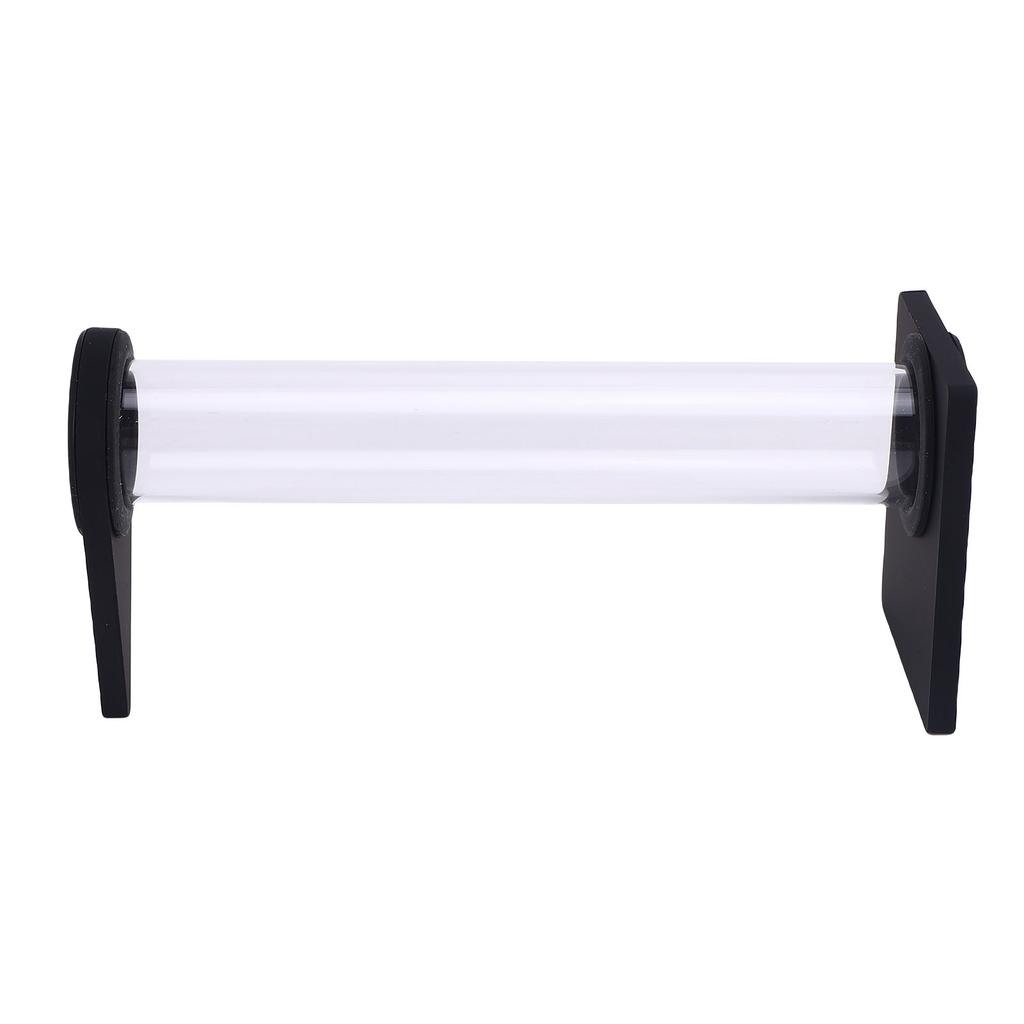 Billiard Stroke Trainer Acrylic Transparent Pipe and 2 Adjusters Pool Aiming Practice Tool for High Medium Low Strokes