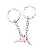 2 Pieces Cute Animal Keychain Set Magnetic Keychains Alloy Material Fashion Bag Pendant Trendy Bag Charm for Kids Girls