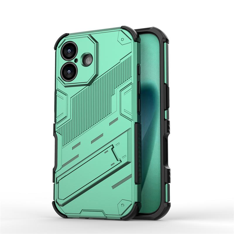 Phone Holder Case For iPhone 17 Case Shockproof Anti-knock Armor Full Back Cover For iPhone 17 Case For iPhone 17 Air 17 Pro Max