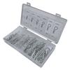 150Pcs Cotter Pin Set 2mm R-Clips Spring Connectors High Hardness Splint Pins for Car Repair DIY Handcraft Hardware Use