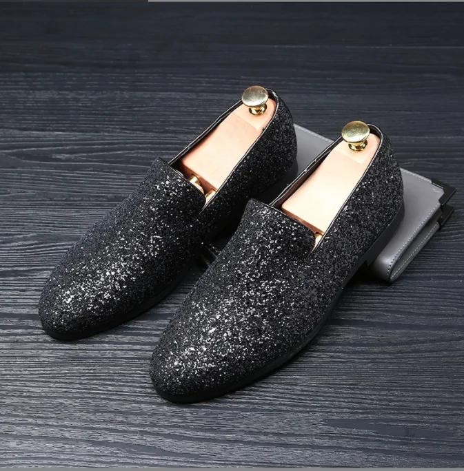 Shoes for Men Platform Dress Shoes Fashion Designer Slip On Loafers Man Italian Luxury Brand Party Wedding Shoe Zapatos Hombre