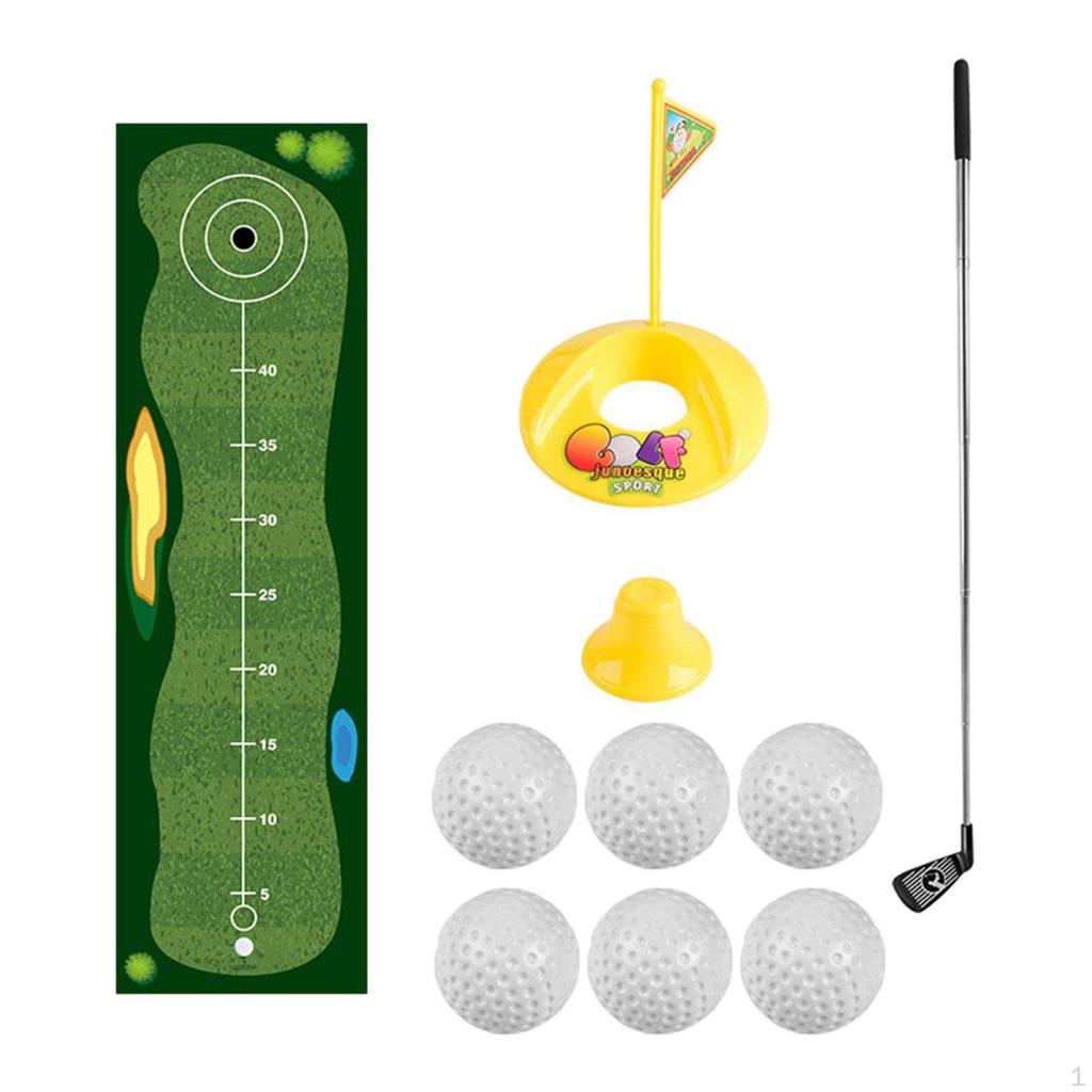 Kids Golf Set ParentChild Interactive Children's Playset Develops HandEye Coordination Indoor
