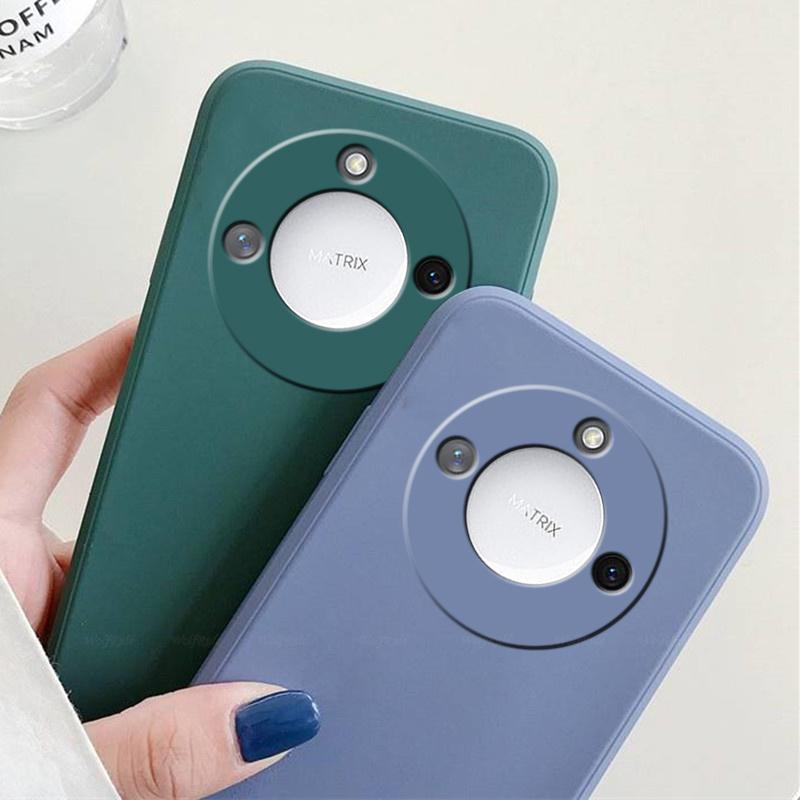 For Huawei Honor X9C Smart Case Honor X9C Smart Capas Shockproof Phone Bumper Liquid Silicone Soft Cover Honor X9C Smart Fundas