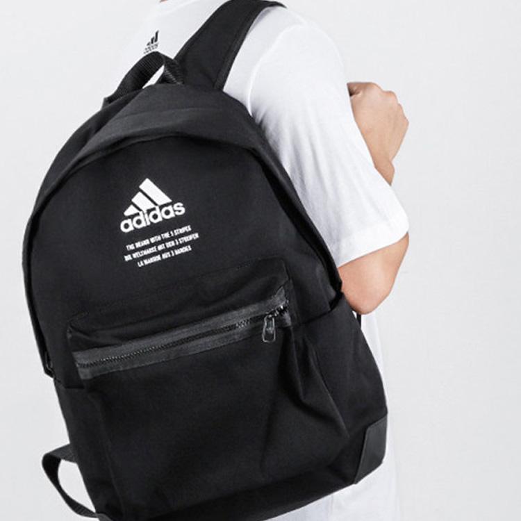 adidas Classic Twill Polyester Backpack Unisex Backpacks Black GD2610