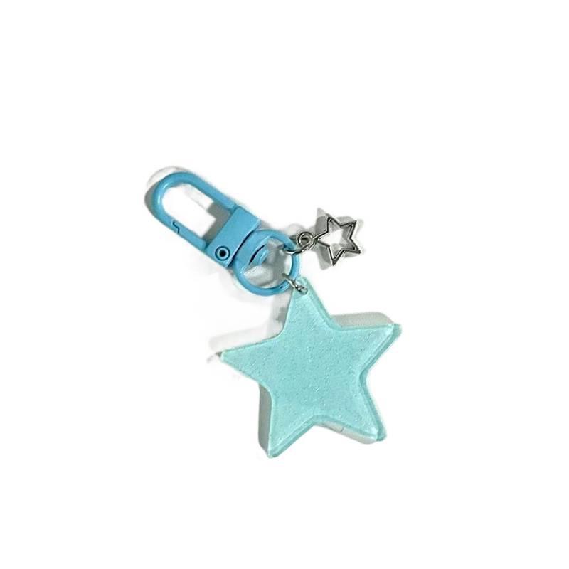 Acrylic Star Pendant Keychain: Y2K Sweet & Cool Five-Pointed Star Design