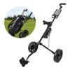 Chariot de golf pliable multifonctionnel 2 ?Équipement de parcours de chariot à roues