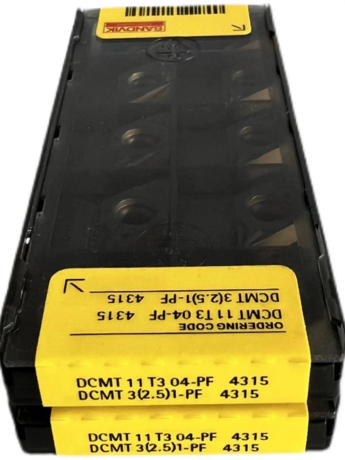 

Original Sandvik / DCMT11T304-PF 4315 / CNC lathe carbide blade 10 PCS