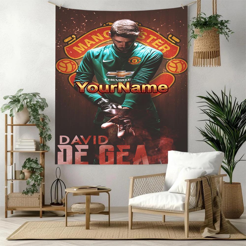 Manchester Custom Your Name Wall Decor Tapestry Art For Pet Memorial Birthdaywedding Party Backdrop Family Gift