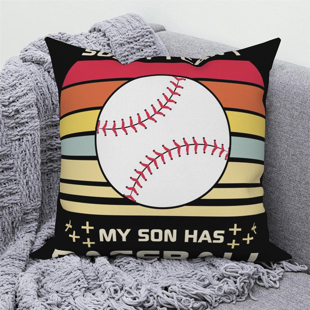 Pillowcase Home Sofa Car Decoration  Baseball Sports Cushion Cover