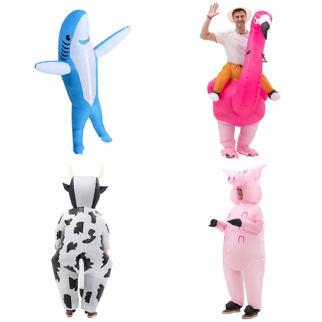 Lustiges aufblasbares Tierkostüm für Halloween, Cosplay und Maskerade-Partys