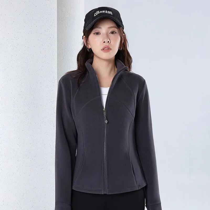 slim-fitting and thin Austrian fleece top women's inner fleece jacket windbreaker sweater jacket