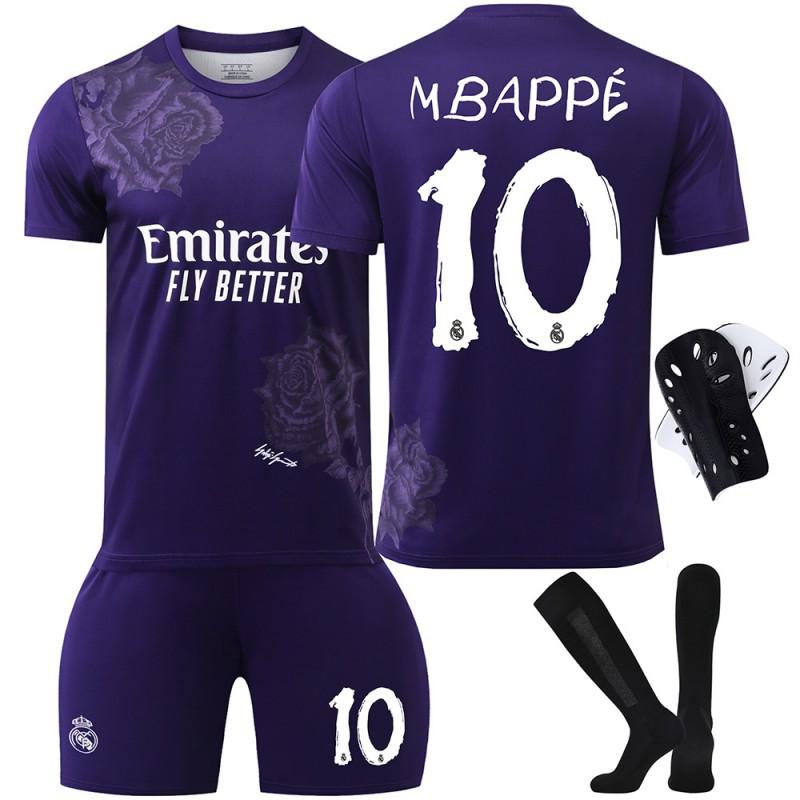 2425 Y3 Fußballtrikot mit Co-Branding Nr.. 7 C Rovinicius 5 Bellingham 10 Mbabpe Trikot Set