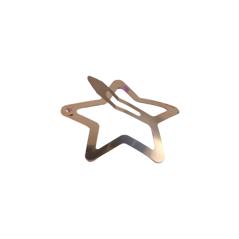 Creative Pentagonal Star Star BB Hair Clip Alloy Metal Side Barrettes Colorful Hollow Y2k Hairpin Girls