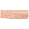 VidaXL Étagère murale marron clair 60x20x2 cm bois chêne massif traité 363641
