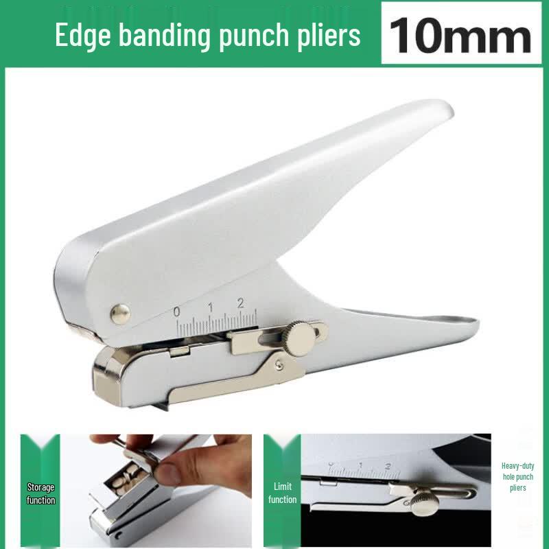 Heavy-Duty Edge Banding Hole Punch Pliers