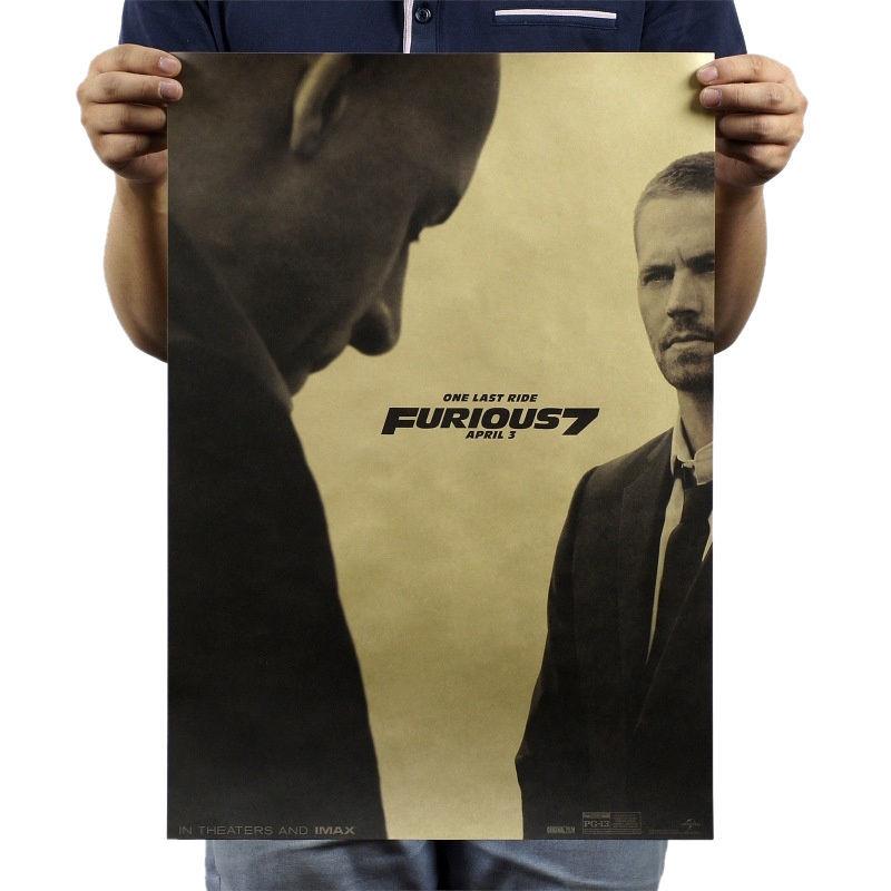 Póster de Película Clásica Nostálgico Titanic Fast and Furious Decoración de Pared para Bar Cafetería Pintura