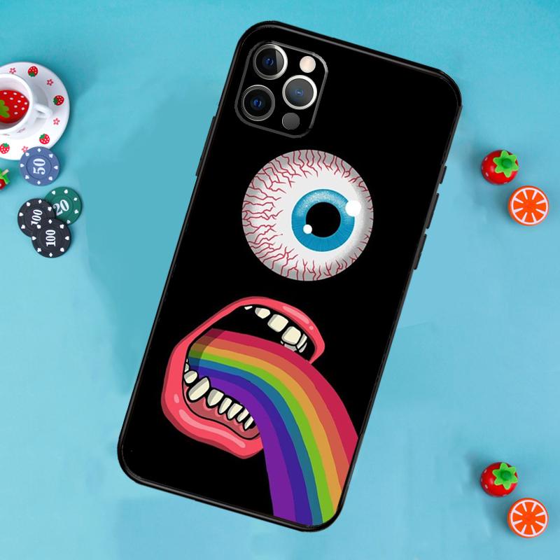 Hände mit Augen Handyhülle Für iPhone 17 Air 16 15 14 13 11 12 Pro Max 13 12 mini 15 16 Plus 16e Hülle Funda