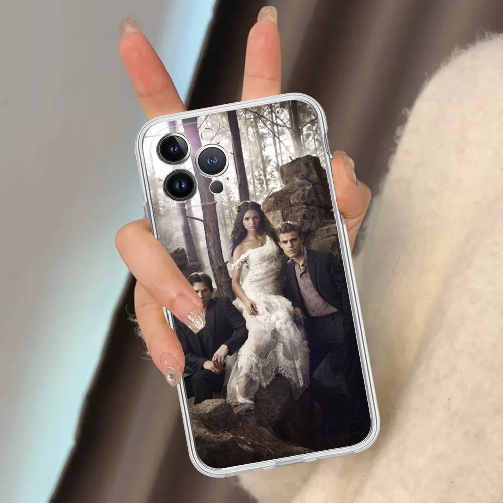 The Vampire Diaries TV-Hülle für iPhone 16, 15 Pro Max, iPhone 14, 11, 12 High End und 13 Pro (Silikon)