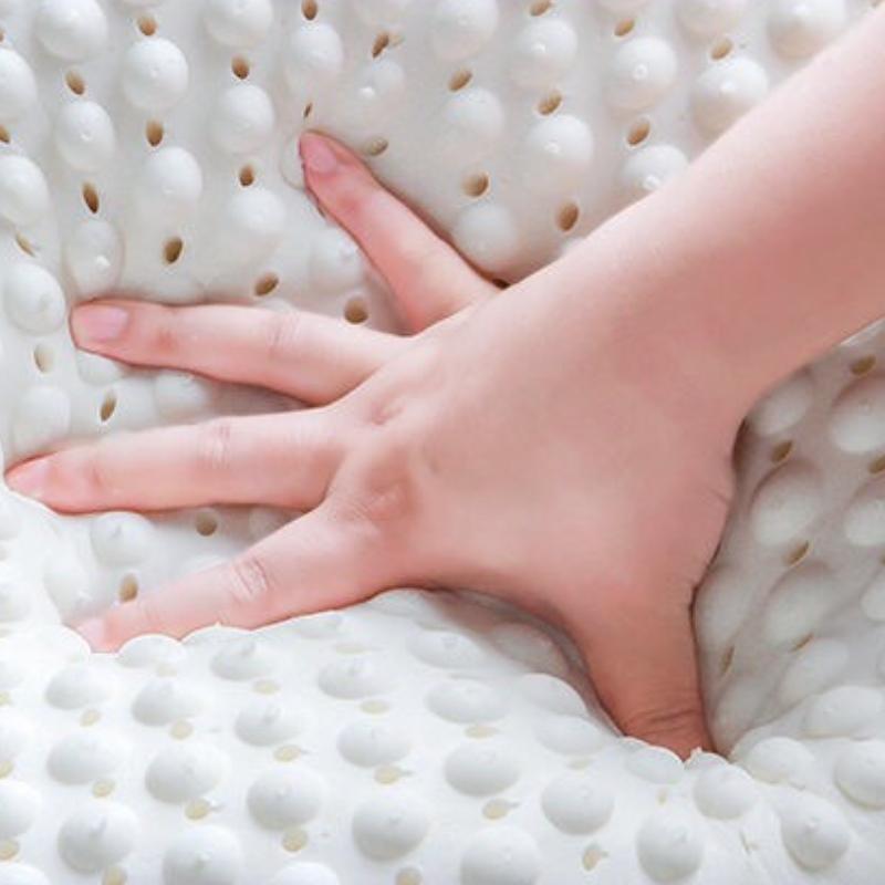 1pcs Bedclothes Latex Memory Cotton Adult Cervical Pillow Double Support Neck Pillow High Low Slow Rebound Sleep Pillow Improves Sleep Quality