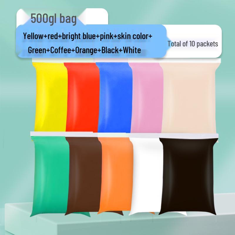 500g Weißer Kinder-Weltraumknete - Leicht, Großpackung für den Kindergarten