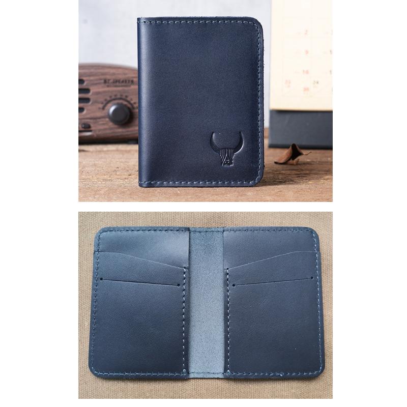 NT Retro Crazy Horse Leather Multi-Card Clutch: Unisex ID & Card Holder Wallet
