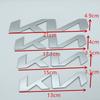 1pcs 3D 15cm 13cm 17cm 21cm 23cm for Car Letter Front Head Hood Bonnet Emblem Rear Tail Bumper Trunk Sticker Badge Styling